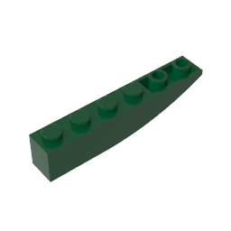 GDS-739 - Brick Curved 6 x 1 Inverted