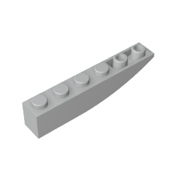 GDS-739 - Brick Curved 6 x 1 Inverted