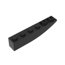 GDS-739 - Brick Curved 6 x 1 Inverted