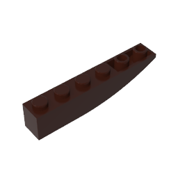 GDS-739 - Brick Curved 6 x 1 Inverted
