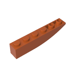 GDS-739 - Brick Curved 6 x 1 Inverted