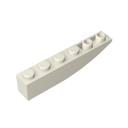 GDS-739 - Brick Curved 6 x 1 Inverted