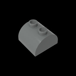 GDS-741 - Brick Curved 2 x 2 with Two Top Studs