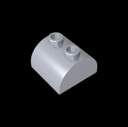 GDS-741 - Brick Curved 2 x 2 with Two Top Studs