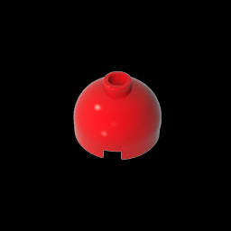 GDS-742 - Brick Round 2 x 2 Dome Top - Blocked Open Stud without Bottom Axle Holder