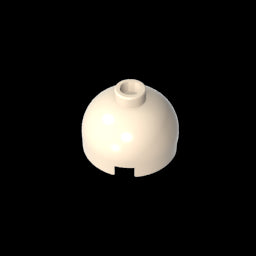 GDS-742 - Brick Round 2 x 2 Dome Top - Blocked Open Stud without Bottom Axle Holder