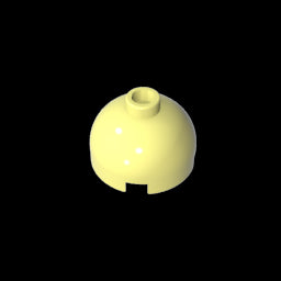 GDS-742 - Brick Round 2 x 2 Dome Top - Blocked Open Stud without Bottom Axle Holder