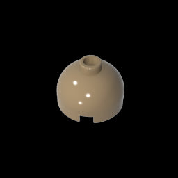 GDS-742 - Brick Round 2 x 2 Dome Top - Blocked Open Stud without Bottom Axle Holder