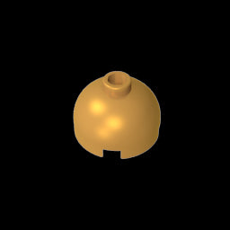 GDS-742 - Brick Round 2 x 2 Dome Top - Blocked Open Stud without Bottom Axle Holder