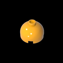 GDS-742 - Brick Round 2 x 2 Dome Top - Blocked Open Stud without Bottom Axle Holder