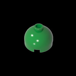 GDS-742 - Brick Round 2 x 2 Dome Top - Blocked Open Stud without Bottom Axle Holder