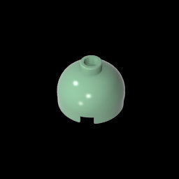 GDS-742 - Brick Round 2 x 2 Dome Top - Blocked Open Stud without Bottom Axle Holder