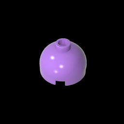 GDS-742 - Brick Round 2 x 2 Dome Top - Blocked Open Stud without Bottom Axle Holder