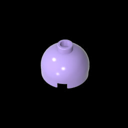 GDS-742 - Brick Round 2 x 2 Dome Top - Blocked Open Stud without Bottom Axle Holder
