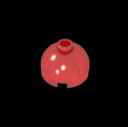 GDS-742 - Brick Round 2 x 2 Dome Top - Blocked Open Stud without Bottom Axle Holder