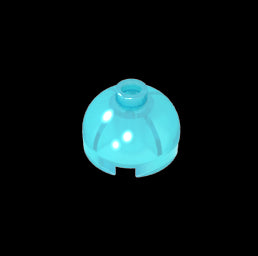 GDS-742 - Brick Round 2 x 2 Dome Top - Blocked Open Stud without Bottom Axle Holder