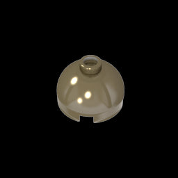 GDS-742 - Brick Round 2 x 2 Dome Top - Blocked Open Stud without Bottom Axle Holder