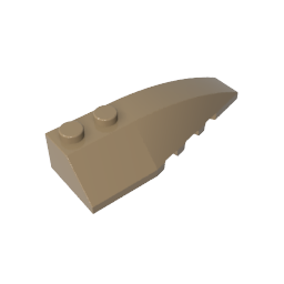 GDS-745 - Wedge Curved 6 x 2 Right