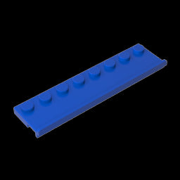 GDS-747 - Plate Special 2 x 8 with Door Rail