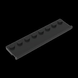 GDS-747 - Plate Special 2 x 8 with Door Rail