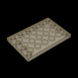 GDS-757 - Plate Special 4 x 6 with Studs on 3 Edges