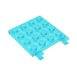 GDS-758 - Plate Special 4 x 4 with Clips Horizontal (thick open O clips)