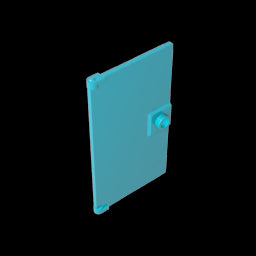 GDS-763 - Door 1 x 4 x 6 Smooth with Square Handle Plinth