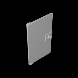 GDS-763 - Door 1 x 4 x 6 Smooth with Square Handle Plinth
