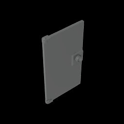 GDS-763 - Door 1 x 4 x 6 Smooth with Square Handle Plinth