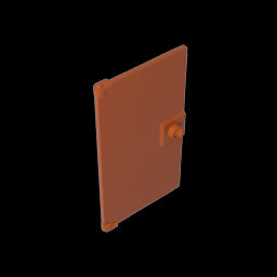 GDS-763 - Door 1 x 4 x 6 Smooth with Square Handle Plinth