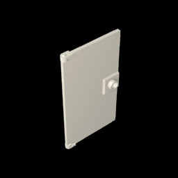GDS-763 - Door 1 x 4 x 6 Smooth with Square Handle Plinth