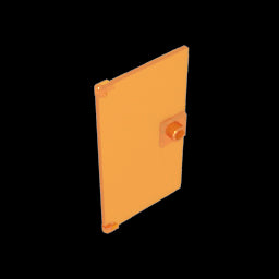 GDS-763 - Door 1 x 4 x 6 Smooth with Square Handle Plinth