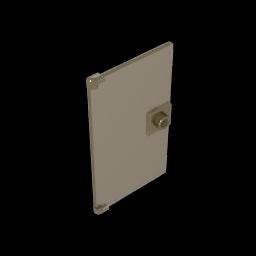 GDS-763 - Door 1 x 4 x 6 Smooth with Square Handle Plinth