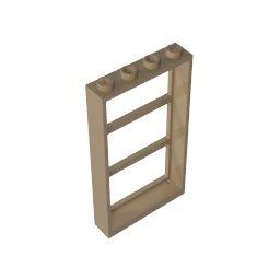 GDS-764 - Window 1 x 4 x 6 Frame with 3 Panes