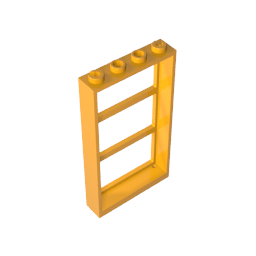 GDS-764 - Window 1 x 4 x 6 Frame with 3 Panes
