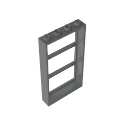 GDS-764 - Window 1 x 4 x 6 Frame with 3 Panes