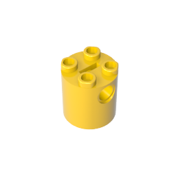 GDS-772 - Brick Round 2 x 2 x 2 Robot Body - without Bottom Axle Holder