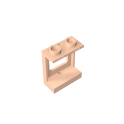 GDS-784 - Window 1 x 2 x 2 Plane, Single Hole Top and Bottom for Glass