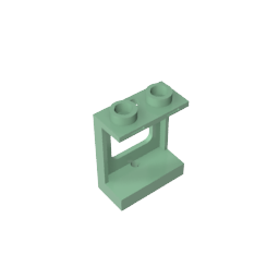 GDS-784 - Window 1 x 2 x 2 Plane, Single Hole Top and Bottom for Glass