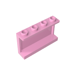 GDS-787 - Panel 1 x 4 x 2 with Side Supports - Hollow Studs