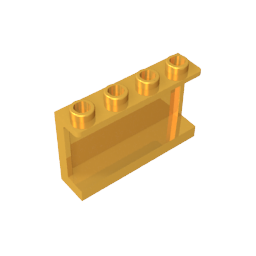 GDS-787 - Panel 1 x 4 x 2 with Side Supports - Hollow Studs