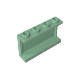GDS-787 - Panel 1 x 4 x 2 with Side Supports - Hollow Studs