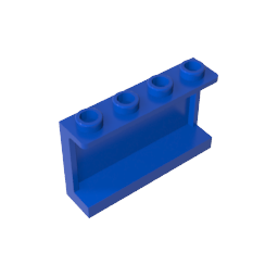 GDS-787 - Panel 1 x 4 x 2 with Side Supports - Hollow Studs