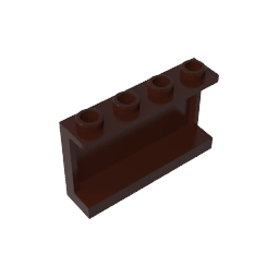 GDS-787 - Panel 1 x 4 x 2 with Side Supports - Hollow Studs