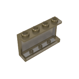 GDS-787 - Panel 1 x 4 x 2 with Side Supports - Hollow Studs
