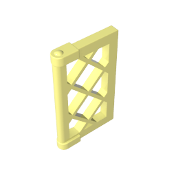 GDS-790 - Window 1 x 2 x 3 Pane Latticed with Thick Corner Tabs
