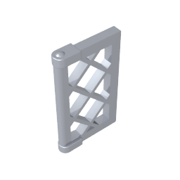 GDS-790 - Window 1 x 2 x 3 Pane Latticed with Thick Corner Tabs