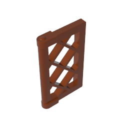 GDS-790 - Window 1 x 2 x 3 Pane Latticed with Thick Corner Tabs