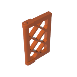 GDS-790 - Window 1 x 2 x 3 Pane Latticed with Thick Corner Tabs
