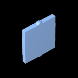GDS-791 - Glass for Window 1 x 2 x 2 Flat